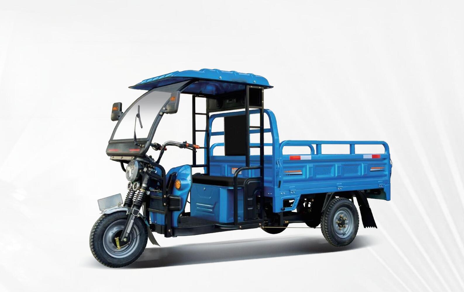 H21-180 long-bed electric cargo tricycle for commercial transport