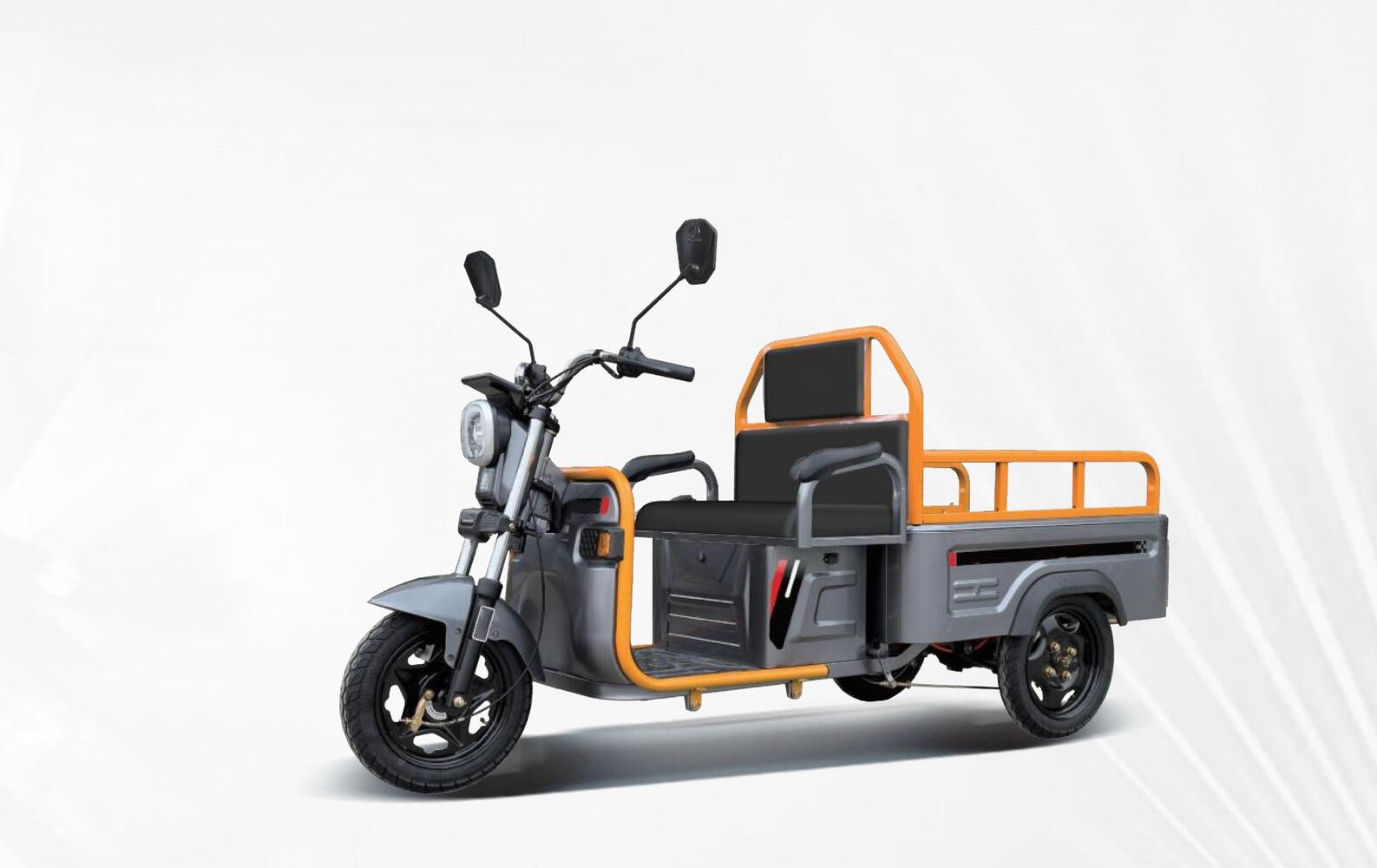 SZ110A compact electric utility tricycle for commercial operations